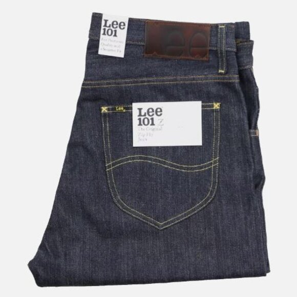Lee 101Z W30 L34 Men's Jeans 13 3/4oz Japanese Selvedge Made in Italy Sanforized - Picture 1 of 16